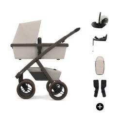 Dubatti Two E2 Kinderwagen Bundel - Pitch Black / Black / Black Online