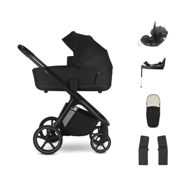 Easywalker Zoey Kinderwagen Bundel - Almond Taupe | Dubatti by Römer Baby-Safe Pro - Pitch Black Discount