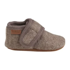 En Fant Baby Wool Slippers - Walnut - Maat 21/22 Sale