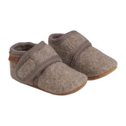 En Fant Baby Wool Slippers - Walnut - Maat 21/22 Sale