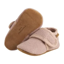 EnFant Baby Wool Slippers - Maat 19/20 - Bark Discount