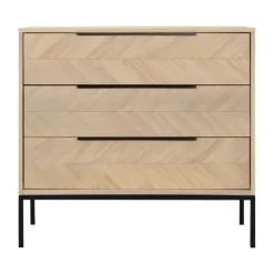 Europe Baby Beau Babykamer Naturel | Bed 60 x 120 cm + Commode Hot