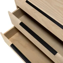 Europe Baby Beau Babykamer Naturel | Bed 60 x 120 cm + Commode Hot