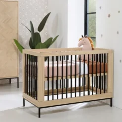 Europe Baby Beau Babykamer Naturel | Bed 60 x 120 cm + Commode Hot