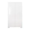 Europe Baby Briljant Kledingkast 2-Deurs Wit Hoogglans Hot