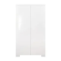 Europe Baby Briljant Kledingkast 2-Deurs Wit Hoogglans Hot