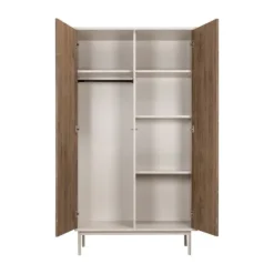 Europe Baby Japandi Kledingkast 2-Deurs New