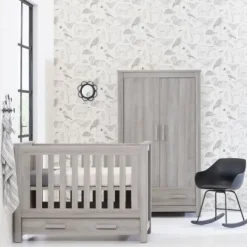 Europe Baby Juno Babybed Met Lade Grijs 60 x 120 cm Sale