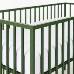 Europe Baby Liam Babybed Metaal Dark Green 60 x 120 cm Groen