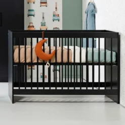 Europe Baby Nova Babybed Zwart 60 x 120 cm Hot