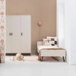 Europe Baby Olivia Bed 90 x 200 cm - Oatmeal - Retro Hot