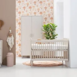 Europe Baby Olivia II Ledikant 60 x 120 cm - Oatmeal / Oatmeal - Retro Online