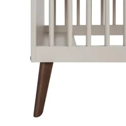 Europe Baby Olivia II Ledikant 60 x 120 cm - Oatmeal / Walnoot - Retro Online