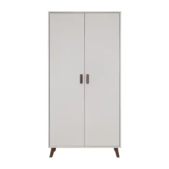 Europe Baby Olivia Kledingkast - 2-Deurs - Oatmeal - Retro