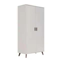 Europe Baby Olivia Kledingkast - 2-Deurs - Oatmeal - Retro