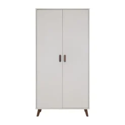 Europe Baby Olivia Kledingkast - 2-Deurs - Oatmeal - Retro New