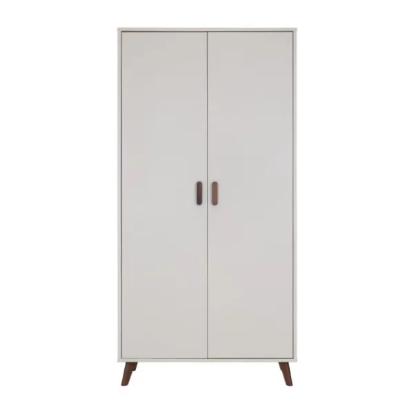 Europe Baby Olivia Kledingkast - 2-Deurs - Oatmeal - Retro New