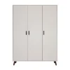 Europe Baby Olivia Kledingkast - 3-Deurs - Oatmeal - Retro New