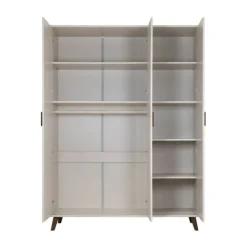 Europe Baby Olivia Kledingkast - 3-Deurs - Oatmeal - Retro New