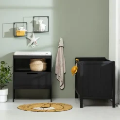 Europe Baby Ralph II Babybed Mat Zwart 60 x 120 cm Clearance