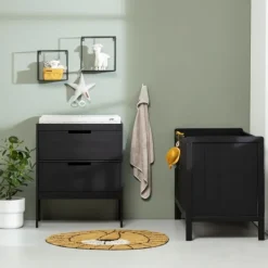 Europe Baby Ralph II Babybed Mat Zwart 60 x 120 cm Clearance