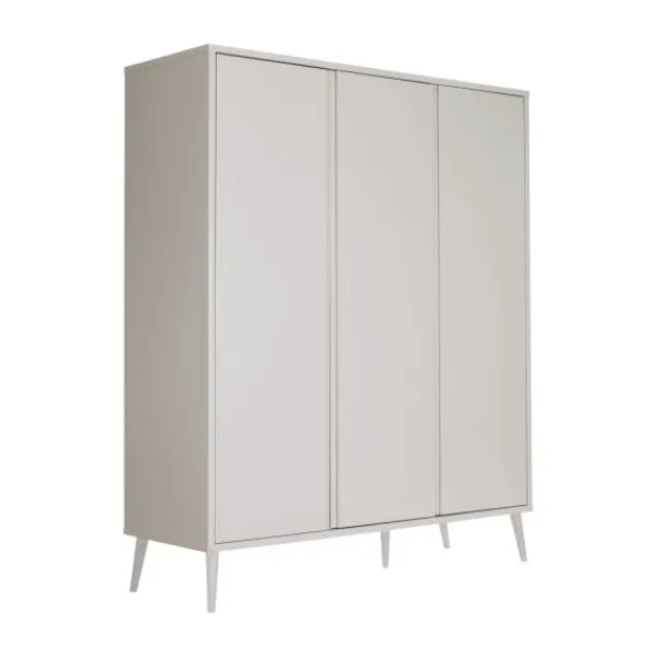 Europe Baby Sterre Kledingkast 3-Deurs - Oatmeal / Oatmeal