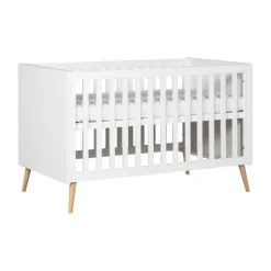 Europe Baby Sterre Ledikant - 70 x 140 cm - Wit / Naturel Sale