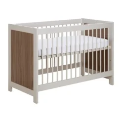 Europe Baby Vittoria Babybed - Cashmere / Walnut - 60 x 120 cm Sale