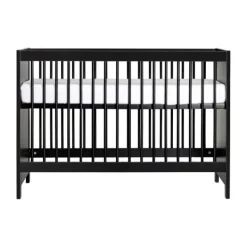 Europe Baby Vittoria III Babykamer Zwart | Bed 70 x 140 cm + Commode Outlet