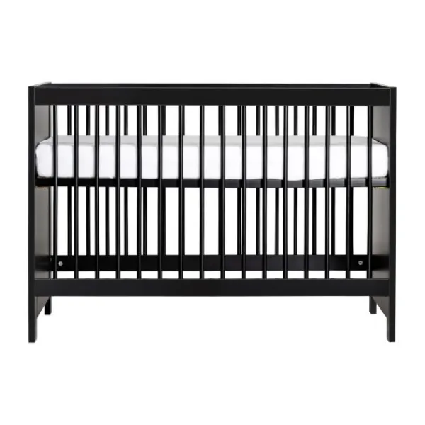 Europe Baby Vittoria III Babykamer Zwart | Bed 70 x 140 cm + Commode Outlet