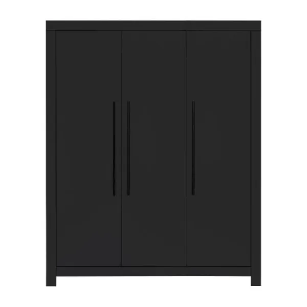 Europe Baby Vittoria III Babykamer Zwart | Bed 70 x 140 cm + Commode Outlet