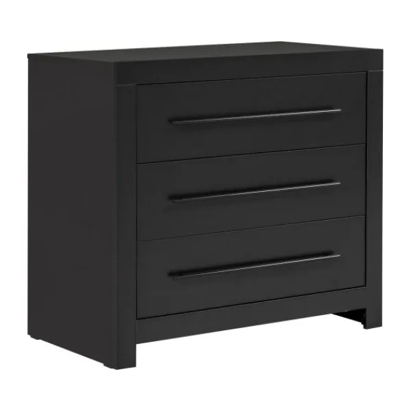 Europe Baby Vittoria III Babykamer Zwart | Bed 70 x 140 cm + Commode Outlet