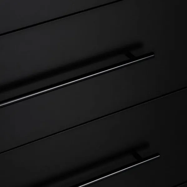 Europe Baby Vittoria III Babykamer Zwart | Bed 70 x 140 cm + Commode Outlet