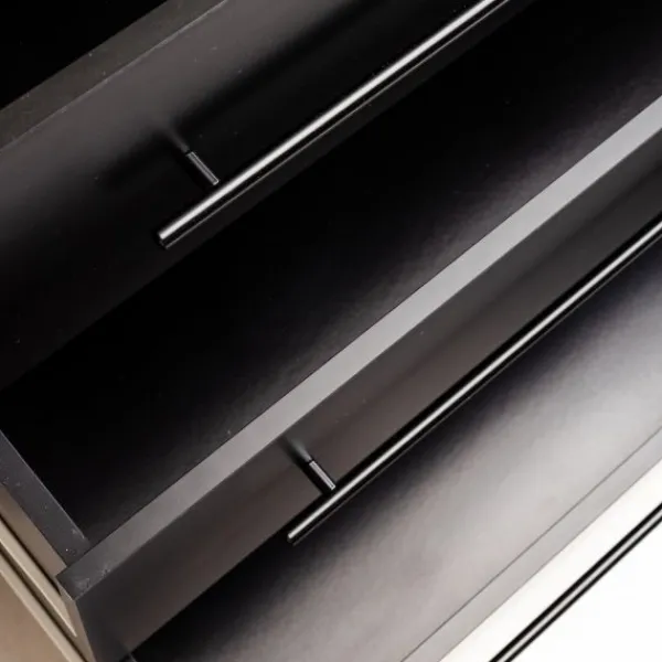 Europe Baby Vittoria III Babykamer Zwart | Bed 70 x 140 cm + Commode Outlet