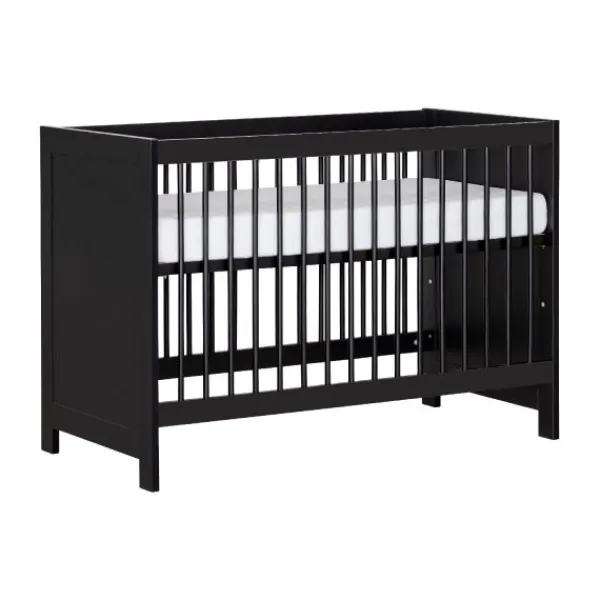 Europe Baby Vittoria III Babykamer Zwart | Bed 70 x 140 cm + Commode Outlet