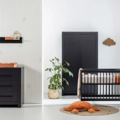 Europe Baby Vittoria III Kledingkast 2-Deurs Zwart Online