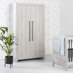 Europe Baby Vittoria Kledingkast Grijs / Zwart 2-Deurs Discount