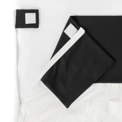 Fedde & Kees Nunki Wieglaken Zwart / Off White 40 x 80/90 cm Clearance