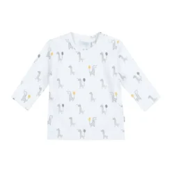 Feetje AOP Giraffe T-Shirt Lange Mouwen Wit Mt. 44 Best