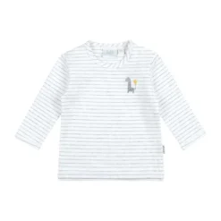 Feetje Giraffe Streep T-Shirt Lange Mouwen Grijs Melange Mt. 44 Discount