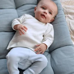 Feetje The Magic Is In You Longsleeve Rib Met Streep - Maat 44 - Blauw