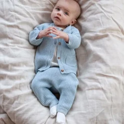 Feetje The Magic Is In You Broek Gebreid - Maat 56 - Blauw Best