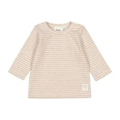Feetje The Magic is in You Rib Longsleeve Met Streep – Mt. 50 – Taupe Melange New