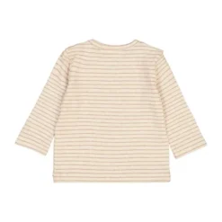 Feetje The Magic is in You Rib Longsleeve Met Streep – Mt. 50 – Taupe Melange New