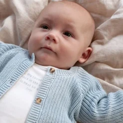 Feetje The Magic Is In You Vestje Gebreid - Maat 56 - Blauw Discount