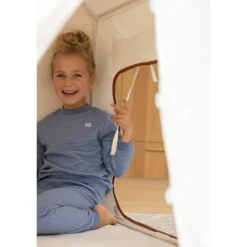 Feetje Wafel Pyjama - Mt. 98 - Blue melange Discount