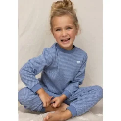 Feetje Wafel Pyjama - Mt. 98 - Blue melange Discount