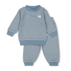 Feetje Wafel Pyjama - Mt. 62 - Ijsblauw Discount