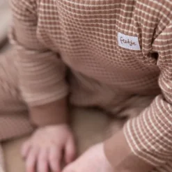 Feetje Wafel Pyjama Oud Roze Mt. 74 Best