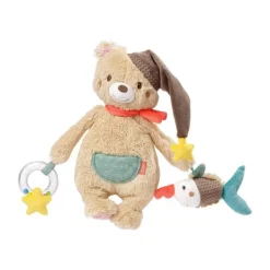 Fehn Activity Knuffelbeer - Bruno - Beige Hot